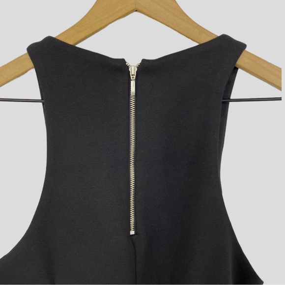 N/Nicholas Black Asymmetrical Layered Band Dress US size 6 - Picture 5 of 11